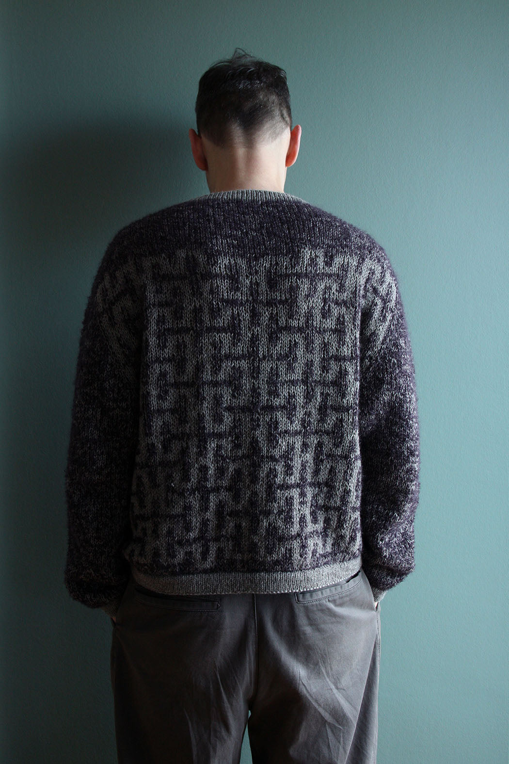 HANSEATIC SWEATER | Bouclé Pullover mit U-Boot Ausschnitt