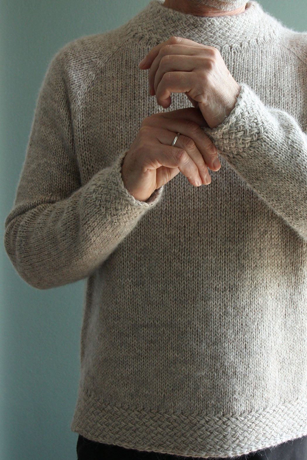 LOOM SWEATER | Pulli im Strukturmuster „gewebte Maschen“