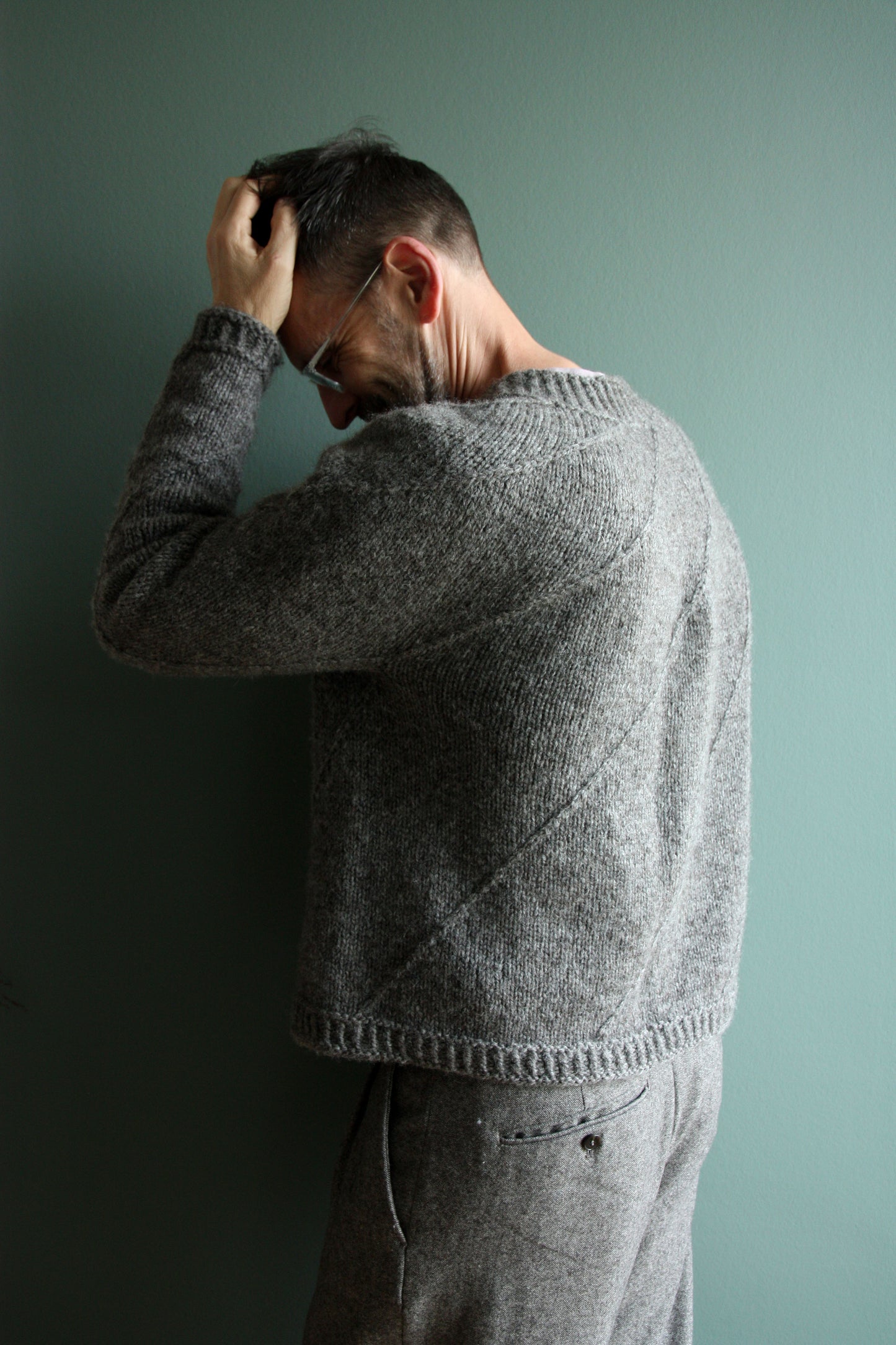 WHELK SWEATER | Pullover mit Rundpasse im Strukturmuster