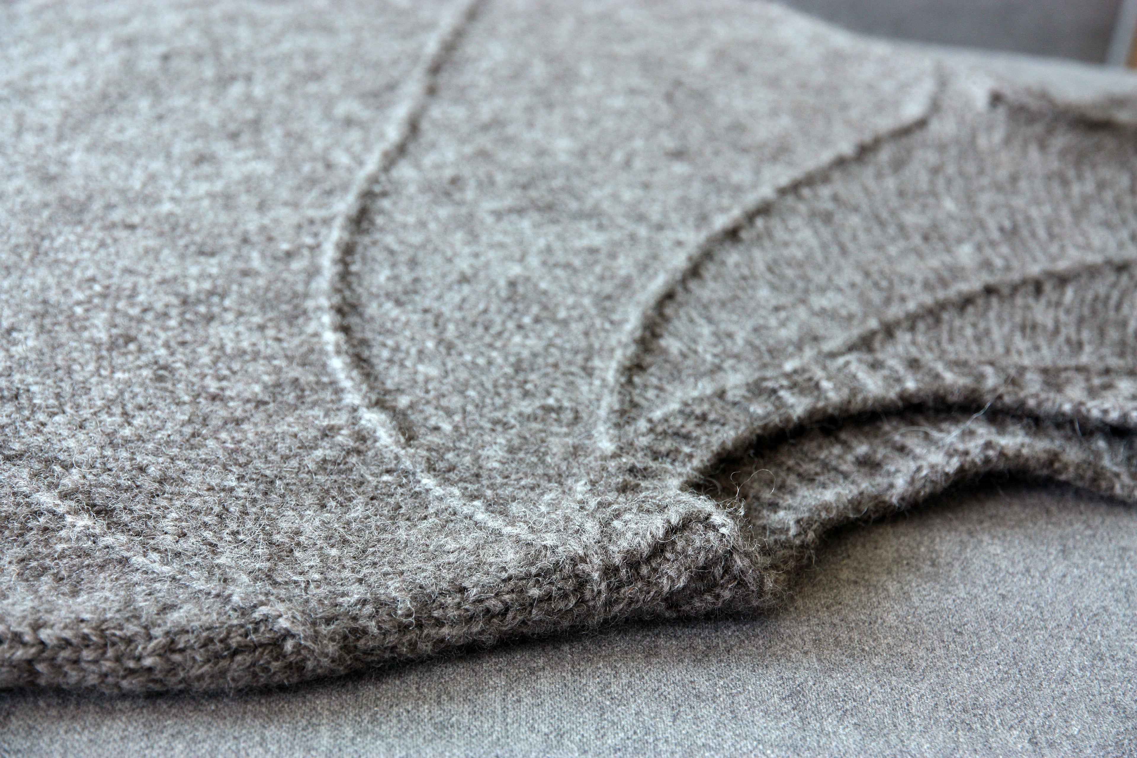 Whelk Sweater Strukturmuster Strickpullover Fivel Rauma Strickanleitung