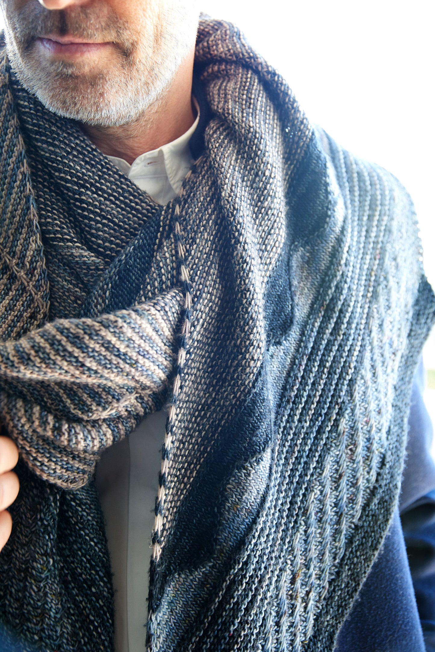 GOKULAM SCARF | sjal i mønsterblanding