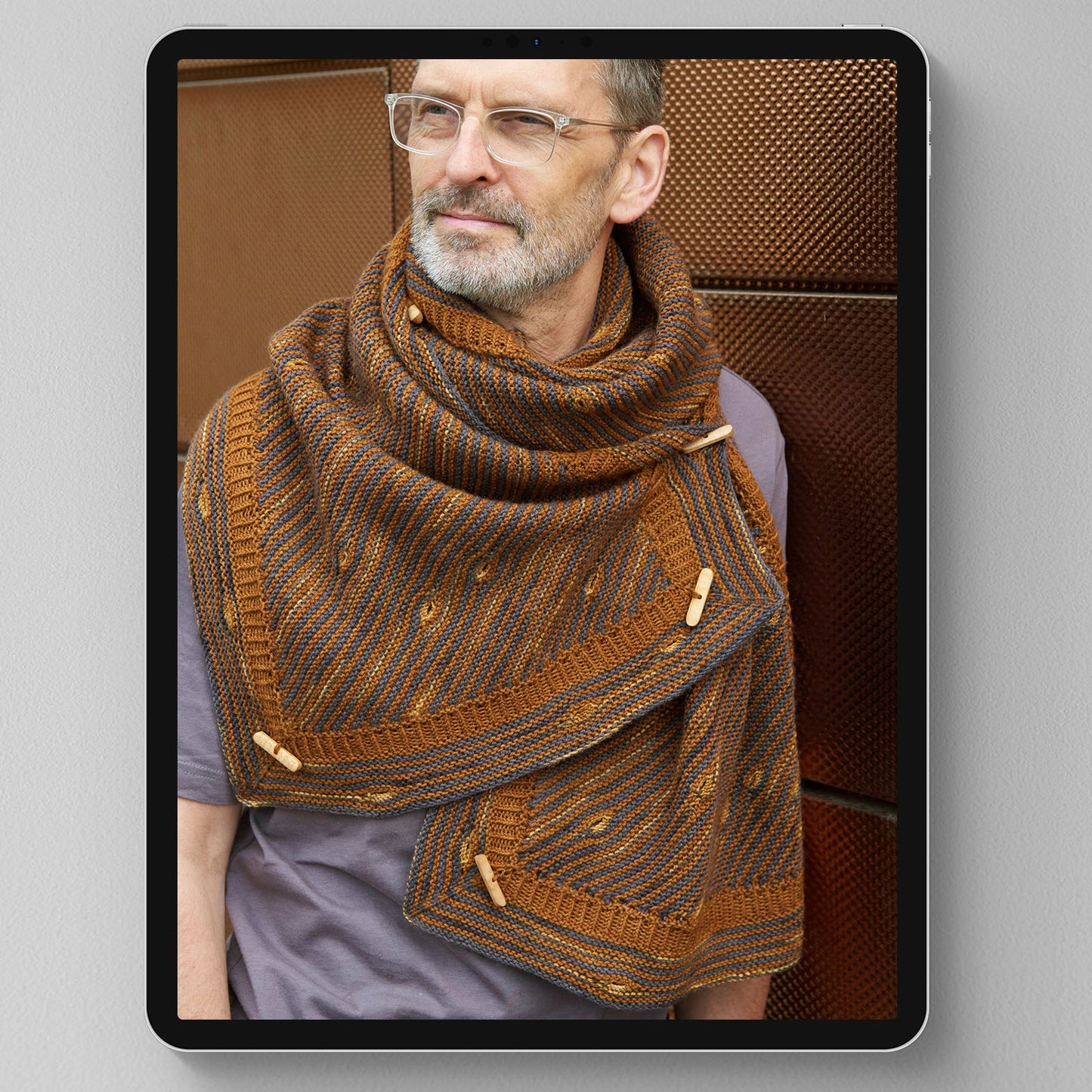 BLÆST SCARF | Schal mit Knöpfen und Knopflöchern