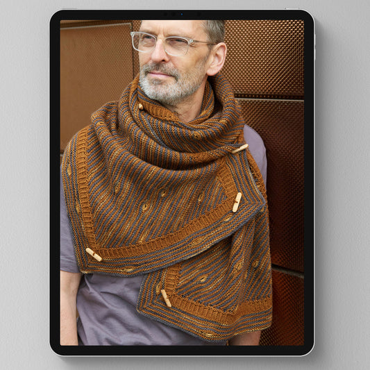 BLÆST SCARF | Schal mit Knöpfen und Knopflöchern