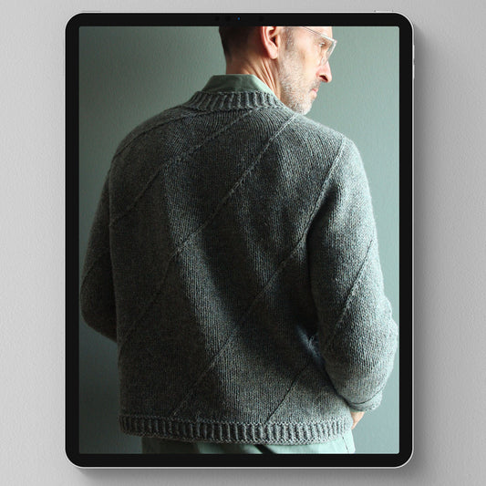WHELK SWEATER | Pullover mit Rundpasse im Strukturmuster